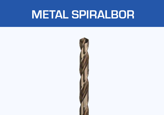 Metal spiralbor