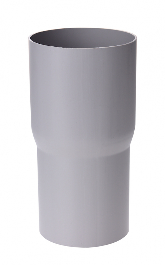 Plastmo rørsamlemuffe grå 75 mm