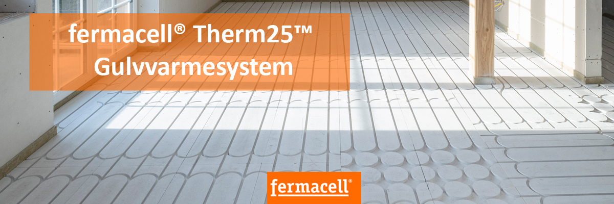 Fermacell Therm25 gulvvarmesystem