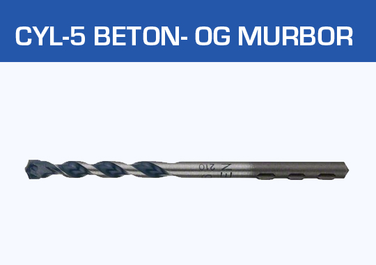 Cyl-5 Beton- og murbor