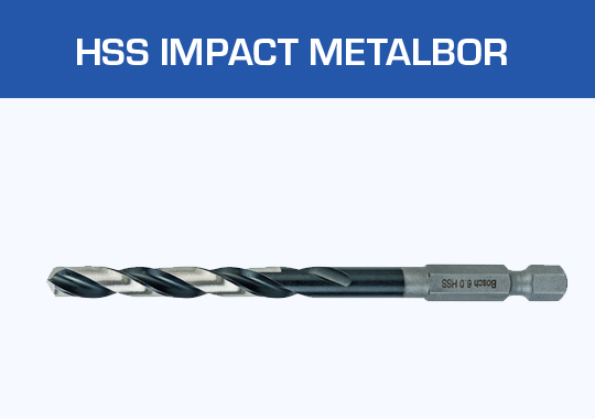 HSS Impact Control metal spiralbor