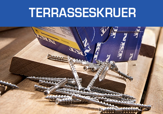 Terrasseskruer - A4 rustfrit stål