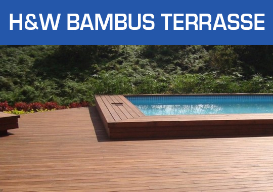 H&W bambus terrassebrædder