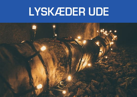 Lyskæder ude
