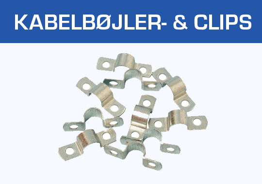 Kabelbøjler & -clips