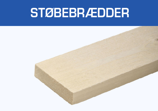 32x125mm Støbebrædder