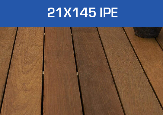 21x145mm Ipe terrassebrædder