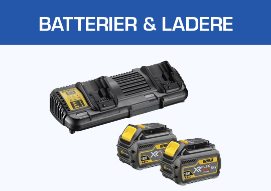 Batterier & Ladere