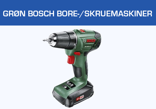Grøn Bosch Bore-/skruemaskiner