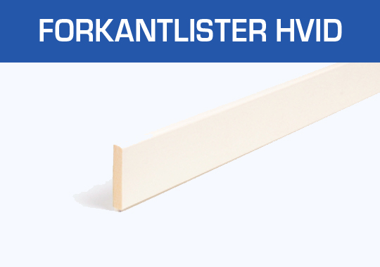 Forkantliste Hvidmalet