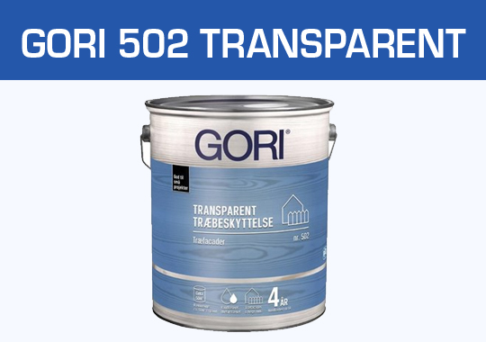 Gori 502 transparent - Vandbaseret og olieforstærket