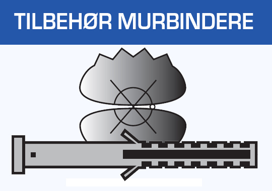 Tilbehør Murbindere