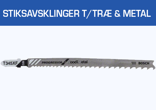 Stiksavsklinger t/træ & metal