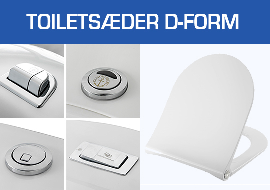 Toiletsæder D-Form