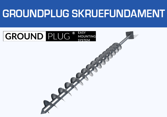 Groundplug Skruefundament