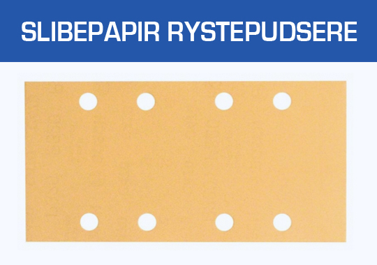 Slibepapir Rystepudsere