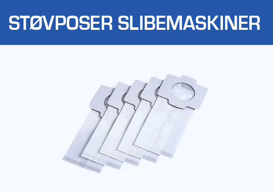 Støvposer Slibemaskiner