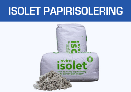 Isolet Papirisolering