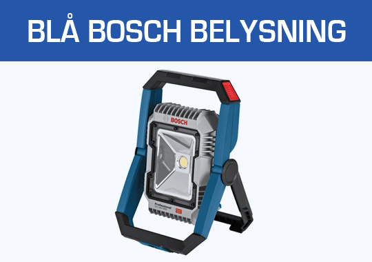 Blå Bosch Belysning