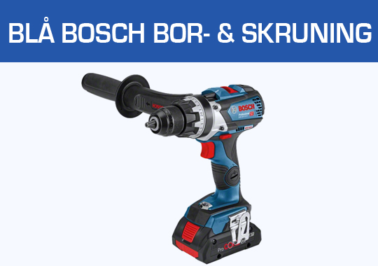 Blå Bosch Bor- & Skruning