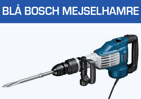 Blå Bosch Mejselhamre