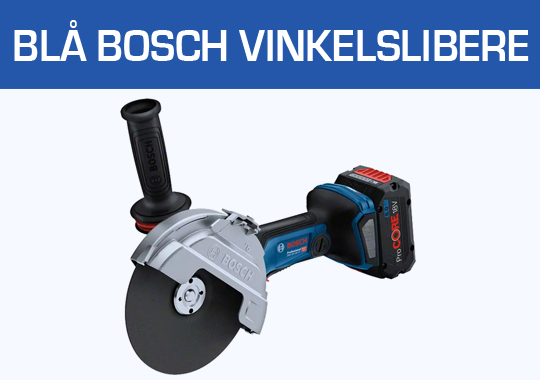 Blå Bosch Vinkelslibere