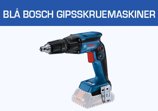Blå Bosch Gipsskruemaskiner