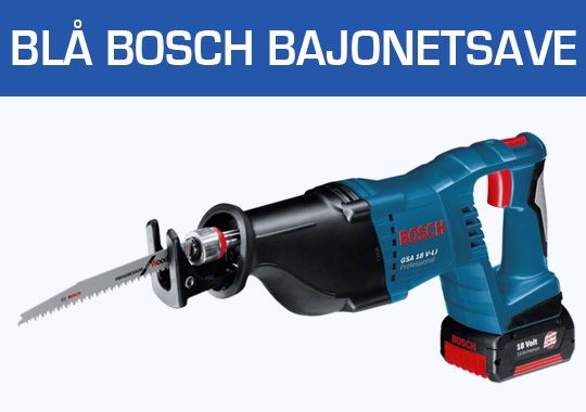 Blå Bosch Bajonetsave
