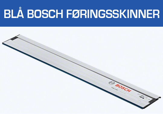 Blå Bosch Føringsskinner