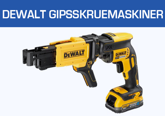 DeWalt Gipsskruemaskiner