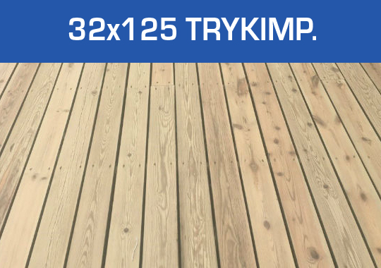 32x125mm (28x120) Trykimprægneret