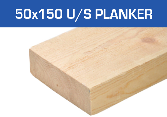 50x150 U/S Planker