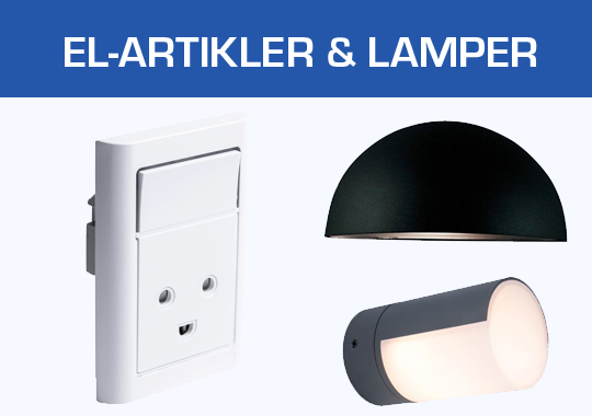 El-artikler & lamper