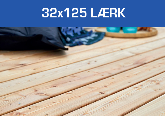 32x125mm (27x115) Lærketræ