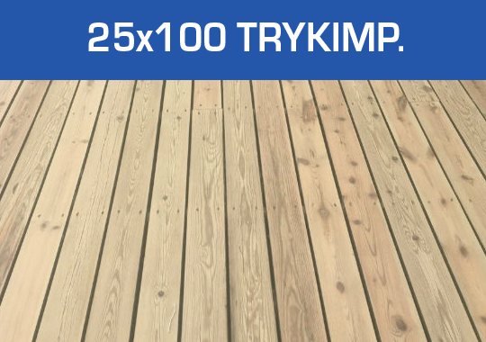 25x100mm (21x92) Trykimprægneret