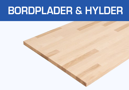 Bordplader & hylder