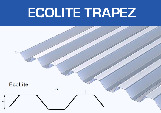 Trapezplader Ecolite
