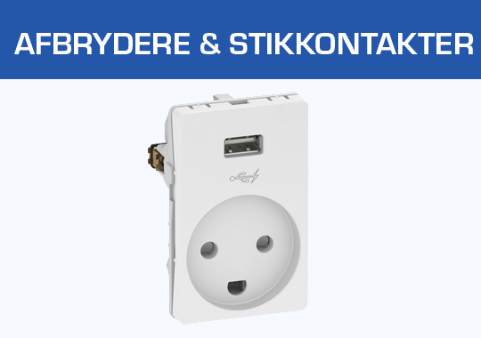 Afbrydere & Stikkontakter