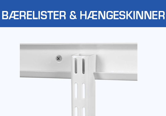 Bærelister & Hængeskinner