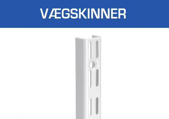 Vægskinner