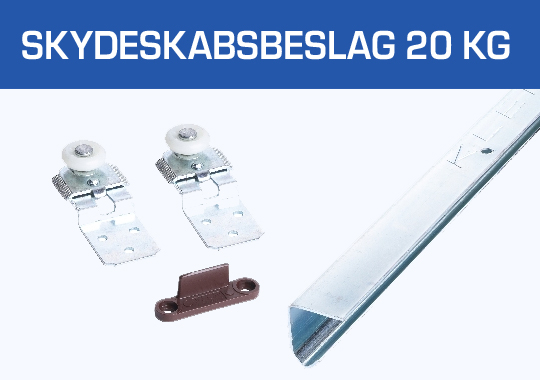 Skydeskabsbeslag 20 kg