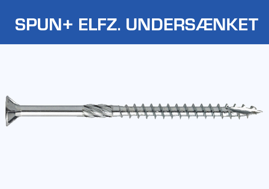 Spun+ Elforzinket Undersænket