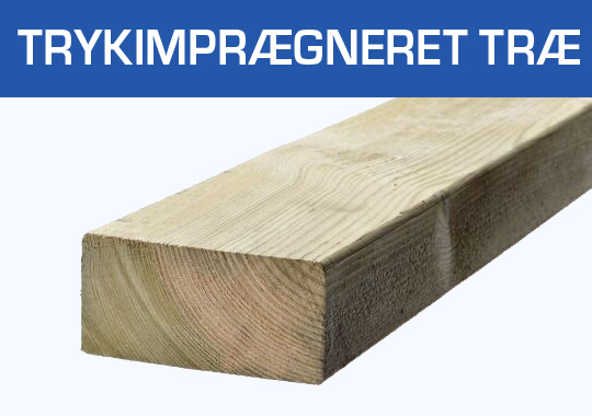 Trykimprægneret Træ