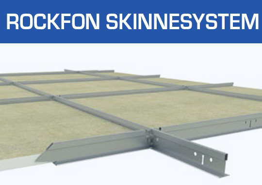 Rockfon Skinnesystem