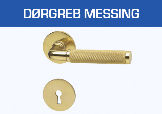 Dørgreb messing