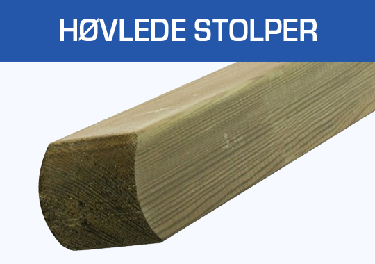 Høvlede stolper