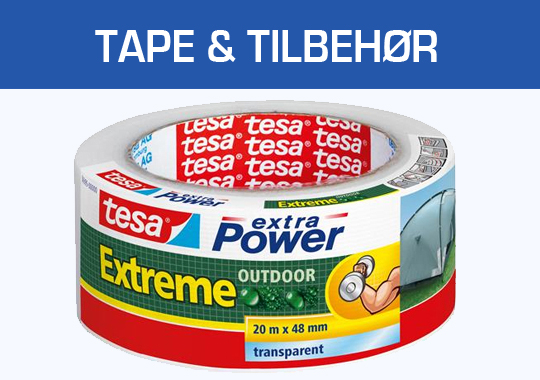 Tape og tilbehør