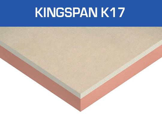 Kingspan K17 isoleret gipsplade