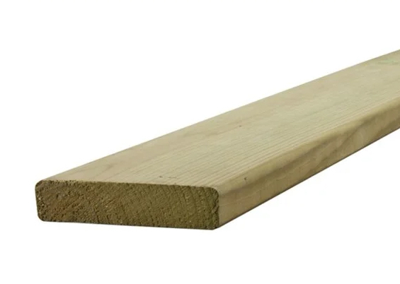 25x100 mm terrassebrædder tryk 480 cm