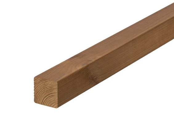 Lunawood 42x42mm Facadeliste Thermowood 300 cm